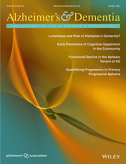 Alzheimer S Dementia Wiley Online Library